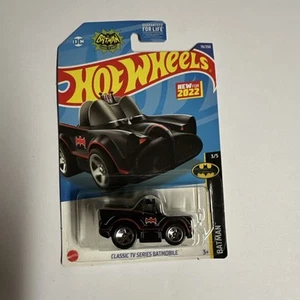 Hot Wheels 1:64 L2593 Classic Batmobile Car - Black - Picture 1 of 2