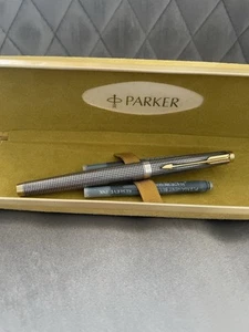 Sterling Silver Parker Fountain Pen - Picture 1 of 12