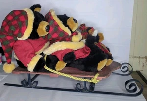 Rare HTF DAN DEE SLEIGH BEARS - Picture 1 of 4