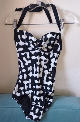 Traje de baño para mujer Pistol Braties Deb Fleming NUEVO TALLA 6 estampado geométrico 1 pieza Foto 1 de 4