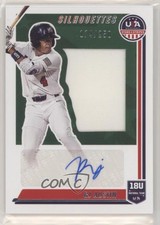 2022 USA Baseball Stars & Stripes Silhouettes Signatures Jerseys RJ Austin Auto