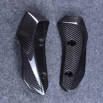 Cubierta lateral del radiador 100 % fibra de carbono real para FZ07 2014-2017, protector del radiador Foto 1 de 4