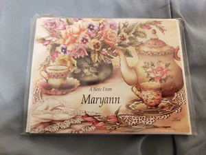 Juego de 8 tarjetas de notas en blanco con sobres A Note From "Maryann" - Imagen 1 de 2