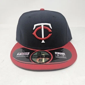 New Era 59FIFTY MLB Minnesota Twins On Field Blue Fitted Hat - Multiple Sizes - Picture 1 of 3