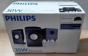 Philips Altoparlanti Multimediali 2.1 - Ingresso audio stereo Jack 3,5 mm - Photo 1/8