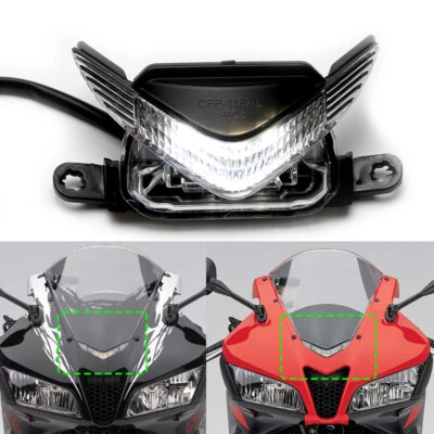 Faros delanteros superiores luces centrales superiores para Honda CBR600RR 07-2012 EE. UU. Foto 1 de 4