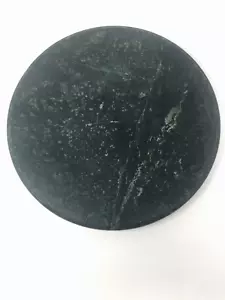 "Vassoio pietra marmo verde lucido, tavola da pasticceria, supporto torte 12" - Foto 1 di 10