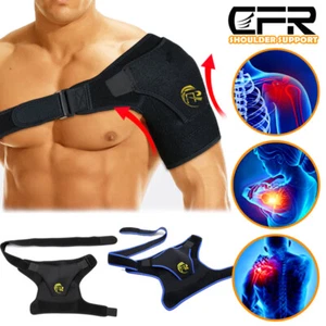 Schulterbandage Unterstützung Rotatorenmanschette Schmerzen verstellbar Gürtel Ärmel Verstauchungen - Bild 1 von 13