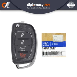 Genuine Hyundai Tucson 2013-2014 Flip Remote Key 4 Buttons 433MHz 95430-2S801 - Picture 1 of 3