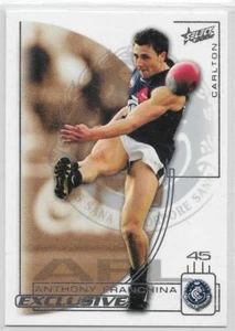 2002 Select Exclusive Base Card (72) Anthony FRANCHINA Carlton - Picture 1 of 1