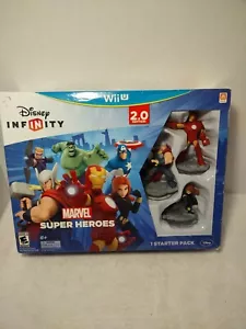 Disney Infinity Wii U 2.0 Edition MARVEL SUPER HEROES Starter Pack 2012 New - Picture 1 of 8
