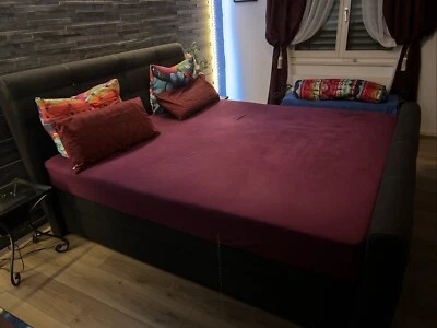 boxspringbett 180x200 mit bettkasten und topper - Bild 1 von 4