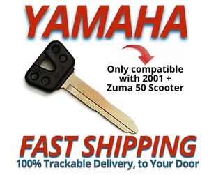 Yamaha Zuma 50 Scooter Keys 2001+ Replacement Key Cut to your Code B7251-B7500 - Picture 1 of 3