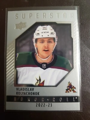 2022-23 Vladislav Kolyachonok Honor Roll Rookie Upper Deck Series 2 Hockey... - Image 1 of 2