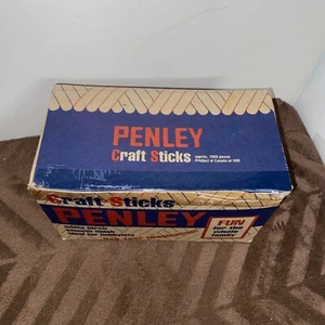 Penley Craft Sticks Box of 1000 ~ New/Old Stock~ Made In The USA • Vintage - Picture 1 of 4