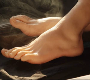 Realistic Silicone Male Big Feet Mannequin Display Shoes/Socks/Toe Free Bending - Picture 1 of 17