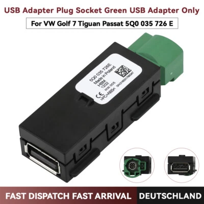 MIB2 USB Carplay Media Switch Installieren Stecker 5Q0035726E für VW Golf 7 7.5 - Bild 1 von 4
