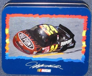 Juego de dos mazos de cartas y lata de coleccionista de NASCAR Jeff Gordon - Imagen 1 de 4