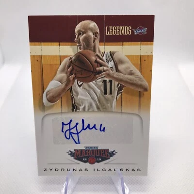 2012-13 Panini Marquee Legends Signatures Zydrunas Ilgauskas Auto Cavaliers Foto 1 de 2