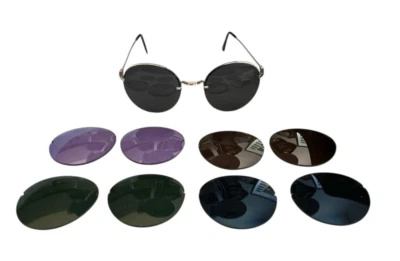 Gafas de sol Riviera vintage abatibles lentes de 5 colores moda deportes conducción Foto 1 de 4