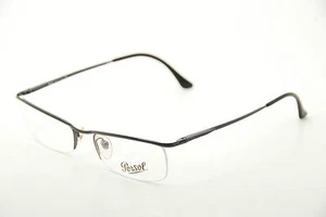 New Authentic Persol 2290V 796 Black 51mm Half Rim Frames Eyeglasses Italy RX - Picture 1 of 12