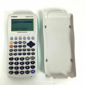 Casio fx-9750G Plus Graphing Calculator Scientific Aqua w Case Cover A16-5 - Picture 1 of 5