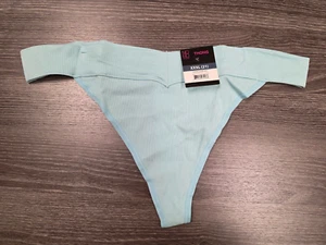 No Boundaries Aqua Cloud Seamless Low Rise Thong Panty Size XXXL (21) New! - Picture 1 of 3
