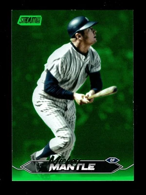 20234 STADIUM CLUB GREEN #136 MICKEY MANTLE 15/199 YANKEES - Image 1 of 2