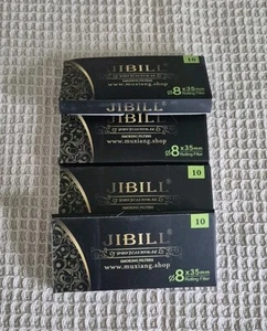 New 4 Pack/40Pcs JIBILL Smoking Tobacco Pipe Activated Carbon Filter 8mm Filters - Picture 1 of 4