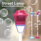 1 pc Red Automatic Bubble Machine with Lights Outdoor Party Bubble Toy