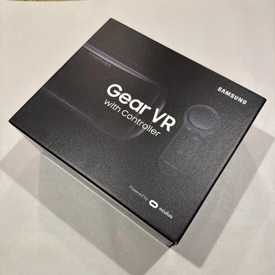 Samsung Gear VR with Controller Virtual Reality Headset Black Powered by Oculus - Image 1 of 3
