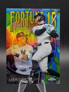 2025 Topps Chrome Aaron Judge Fortune 15 New York Yankees F15-1 - Picture 1 of 2