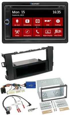 Blaupunkt Bluetooth DAB 2DIN USB DVD Lenkrad Autoradio für Toyota Auris 2011-201 - Bild 1 von 4
