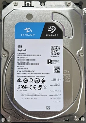 Seagate ST4000VX016 SkyHawk 4TB 3.5" HDD 256MB Cache SATA III - Image 1 of 4