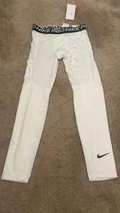 NWT!! Nike Pro size XL Boys Black White Dri-Fit Tights - Picture 1 of 4