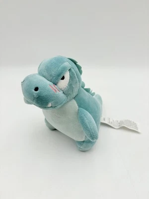 Miniso Blue Dinosaur Plush Pink Scar Mark Mini Squishy Soft Toy Japan Manga 6" - Image 1 of 4