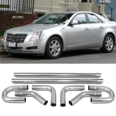 Kit de mandril de tubo de escape de acero inoxidable de 2,5" de 8 piezas para Cadillac CTS sedán Foto 1 de 4