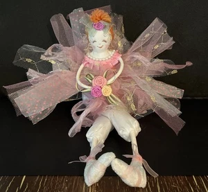 Muñeca de tela RUSS Berrie bailarina colección Judy Lynn 12,5" / cuidador de estante - Imagen 1 de 7