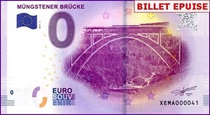 ***N°41*** PETIT NUMERO / BILLET 0 € / 0 € SOUVENIRSCHEINE / XEMA 2018-1 - Picture 1 of 1
