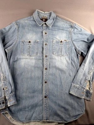 Timberland Earthkeepers Denim Jacket Mens Large 100% Organic Cotton - Image 1 of 4