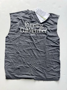 Camiseta SATISFY Running Moth Tech Muscle Negra Envejecida XL ¡NUEVA CON ETIQUETAS! - Imagen 1 de 5