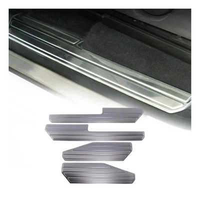 For Volkswagen Amarok 2011-2020 OMAC 7535094NT Brushed Door Sill Covers - Изображение 1 из 4