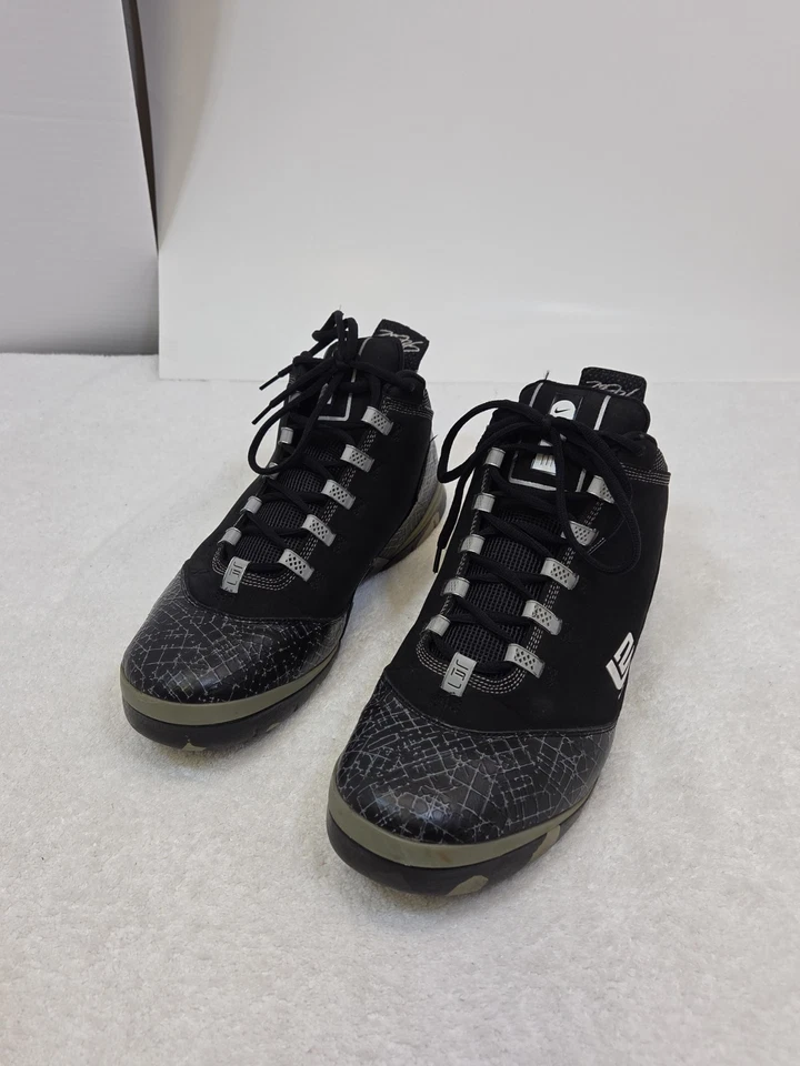 耐克 Lebron Zoom Soldier 2 男式 11.5 码篮球鞋 319407-001 Y2K 款式 — 第 1/4 张图片