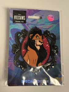 Spilla Disney rosa alla moda PALM cicatrice cattivo cameo re leone jumbo LE 400 #169281 - Foto 1 di 7