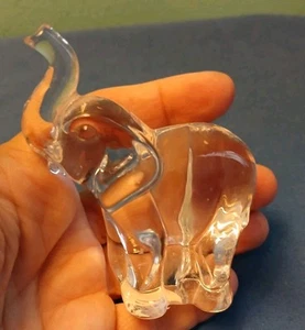 Lenox Elephant Figurine Lead Crystal - Picture 1 of 7