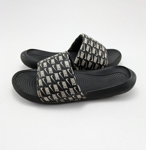 Sandali uomo Nike Victori One slide stampa logo nero CN9678 006 taglia 11