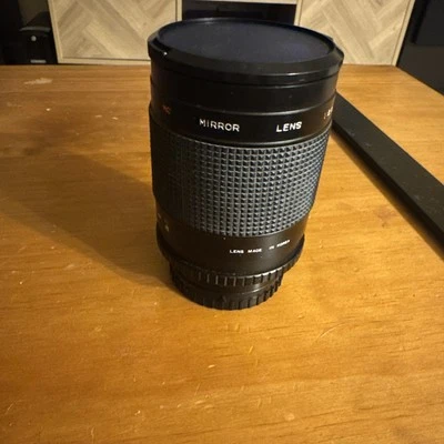 Lente espejo Quantaray para cámaras Sony 500 mm f8,0 CN MC con tapas y filtros Foto 1 de 4