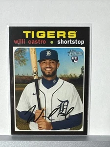 Willi Castro 2020 Topps Heritage #526 Rookie - Detroit Tigers - Rookie Card - Picture 1 of 10