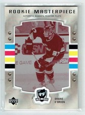 06-07 UD Upper Deck The Cup  Shane O'Brien  1/1  Printing Plate  Rookie