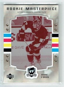06-07 UD Upper Deck The Cup  Shane O'Brien  1/1  Printing Plate  Rookie